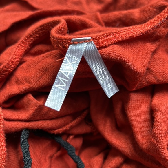 Max Rave Junior’s Dark Orange Beaded Halter Top
Size Small - Picture 11 of 16